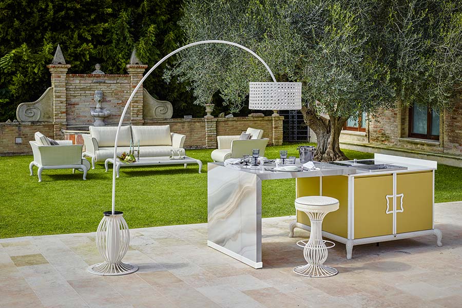 Luxury Outdoor Kitchens Dfn, Kitchen Patio Garden Furniture